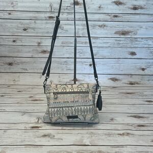 Sakroots Camden Crossbody Handbag in Pastel One World